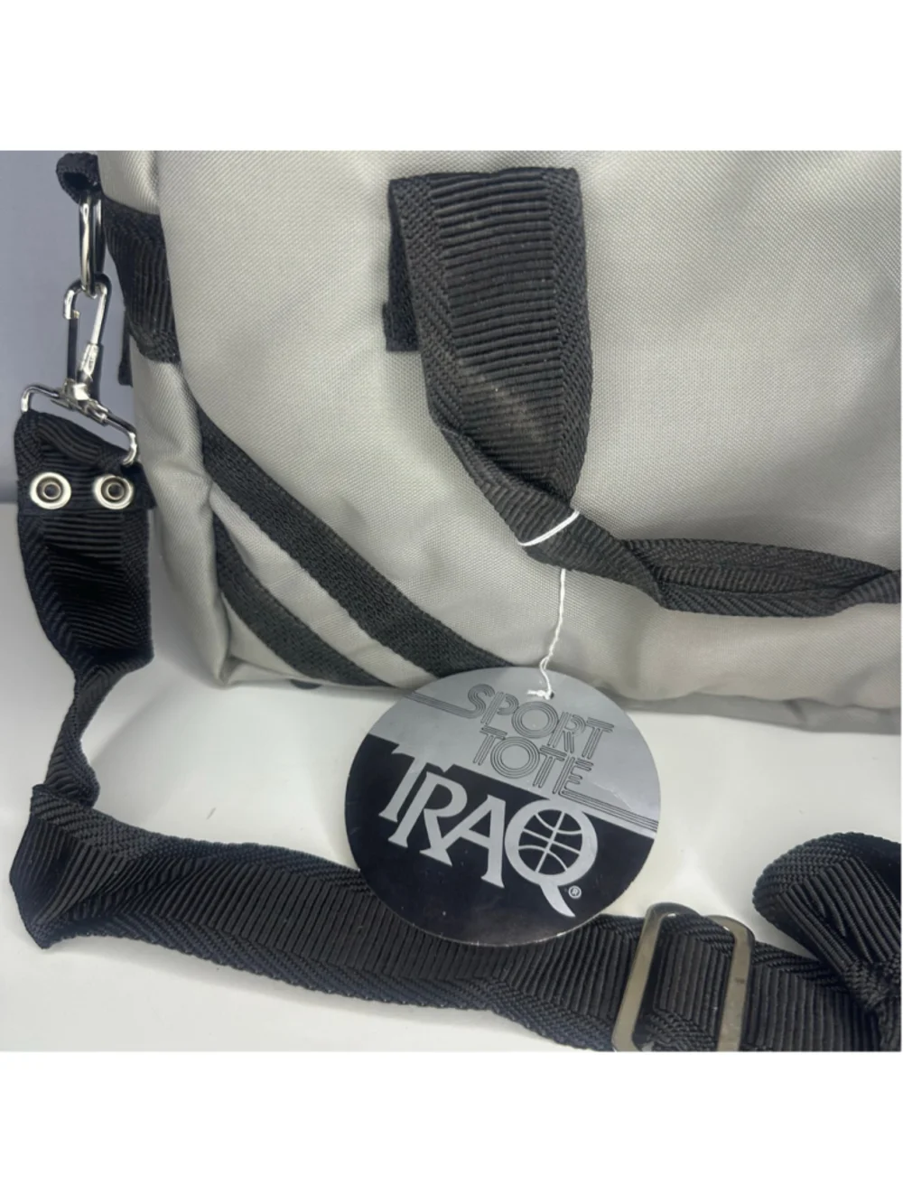 Vintage New with Tags NWT Traq Sport Tote Bag Cooler insulated Gray & Black